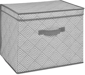 Корзина для белья текстиль OBI 122090 38х29х32,5 см серая