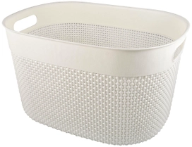 Корзина Plast Team Oslo полипропилен молочная 221х284х380 мм 18 л
