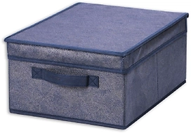 Коробка для хранения Hausmann синий 30х40х18 см