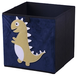 Короб для хранения с рисунком синий 30х30х30 см