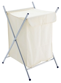 Корзина для белья текстиль белая 80 л