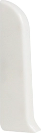 Заглушка напольного плинтуса ELSI Wimar белая 86 мм 2 шт