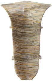 Внутренний угол напольного плинтуса WIMAR дуб эллора 58 мм 2 шт