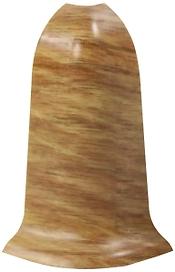 Наружный угол напольного плинтуса WIMAR дуб обыкновенный 58 мм 2 шт