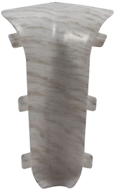 Внутренний угол напольного плинтуса WIMAR дуб эверест 86 мм 2 шт