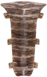 Внутренний угол напольного плинтуса WIMAR дуб каменный 68 мм 2 шт