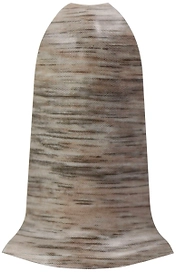 Наружный угол напольного плинтуса WIMAR дуб альба 58 мм 2 шт