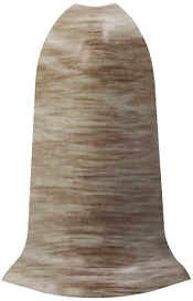 Наружный угол напольного плинтуса WIMAR дуб ливорский 58 мм