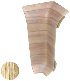 Наружный угол напольного плинтуса VOX Smart Flex дуб ливерпуль 55 мм 2 шт