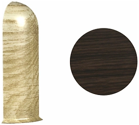 Наружный угол напольного плинтуса Decoplast венге 85 мм 2 шт