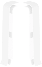 Заглушка напольного плинтуса VOX Esquero белый 65 мм 2 шт