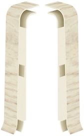 Заглушка напольного плинтуса VOX Esquero бьянко 65 мм 2 шт