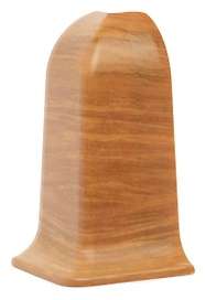 Наружный угол напольного плинтуса VOX Profi дуб темный 55 мм