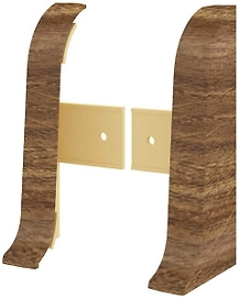 Заглушка напольного плинтуса VOX Profi дуб терракота 55 мм 2 шт