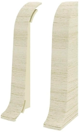 Заглушка напольного плинтуса VOX Magnum ясень сибирский 65 мм 2 шт