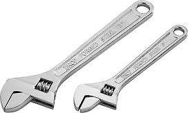 Набор гаечных разводных ключей ELLIX 0-20 мм, 0-25 мм 2 шт