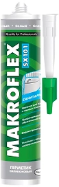 Герметик силиконовый санитарный Makroflex SX101 белый 300 мл