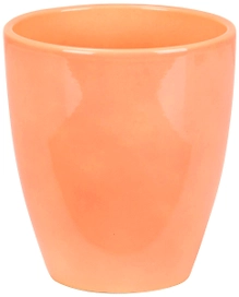 Кашпо Scheurich d13 см керамическое оранжевое