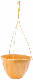 Кашпо IDEA Алиция d22 см 3 л полипропиленовое бежевое с поддоном и подвесом