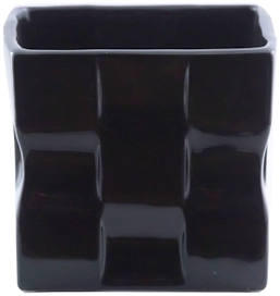 Кашпо DecoLine 5009/13BL d13 см керамическое черное