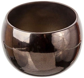 Кашпо DecoLine 3190/15CP d19 см керамическое бронзовое