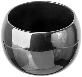 Кашпо DecoLine 3190/15SL d19 см керамическое серебряное