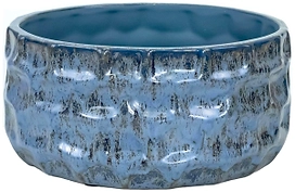 Кашпо DecoLine 105.24WH d24 см керамическое синее