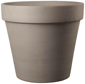 Горшок DEROMA Perfetto d11 см глиняный темно-серый