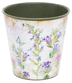 Кашпо Весенние цветы D10,7 пластик