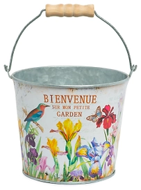 Кашпо Planet Garden Весенние цветы d15,5 см металлическое многоцветное