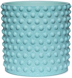 Кашпо Драже d15 см бетонное зеленое