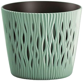 Кашпо Prosperplast Sandy Round d22,5 см 5 л пластик мятное