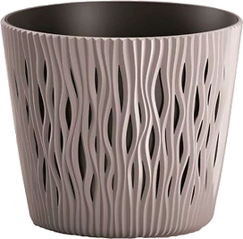 Кашпо Prosperplast Sandy Round мокко D26,2 7,9 л