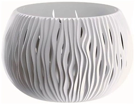 Кашпо Prosperplast Sandy Bowl d23,8 см 2,3 л пластик белое