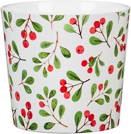 Кашпо керамическое Scheurich 870 декор Холли D13 