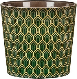 Кашпо керамическое Scheurich 870 декор Верт D11 