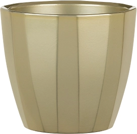 Кашпо керамическое Scheurich 939 декор Голд D18