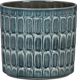 Кашпо керамическое Scheurich 878 декор Альма D12