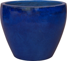 Кашпо Star Sky d43 керамическое голубое