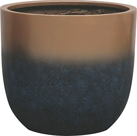 Горшок фиберстоун золотой D43 H38 см