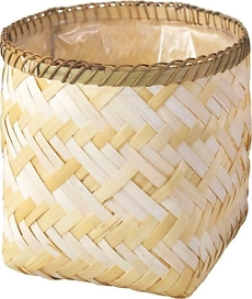 Горшок плетеный бамбук D20 H20 см