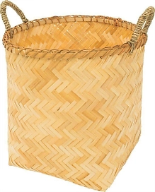 Горшок плетеный бамбук D35 H34 см