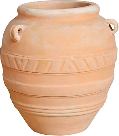 Горшок керамика кувшин терракотовый 27x27x29 см