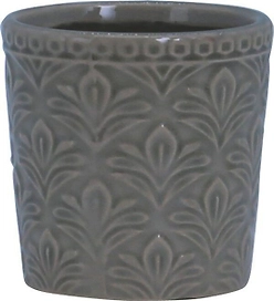 Горшок керамика светло-зеленый D7 H7 см