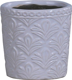 Горшок керамика кремовый D7 H7 см