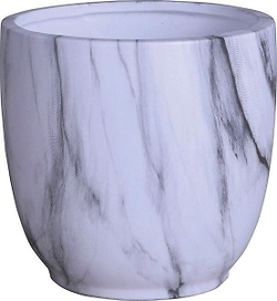 Горшок керамика черный D15 H15 см