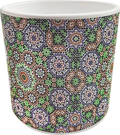 Горшок керамика микс D12 H11,5 см 801385