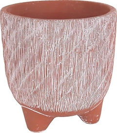 Горшок цемент бежевый/белый D15 H16 см 801847