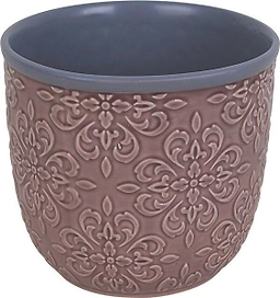 Горшок керамика фиолетовый D16,5 H15 см