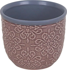 Горшок керамика фиолетовый D13 H11 см